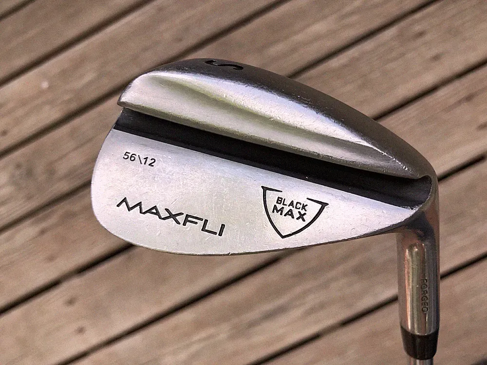 RH MAXFLI Golf BLACK MAX 56° /12 Sand Wedge SW Stiff Steel