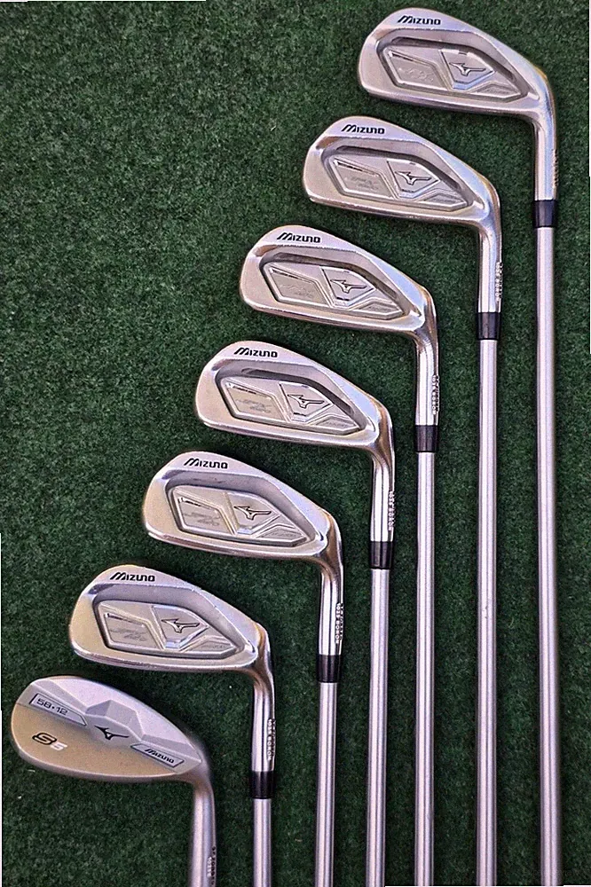 RH Mizuno JPX 850 GF Forged 1025 Boron Iron Set 456789 & S5 Wedge 58•12 Stiff !!
