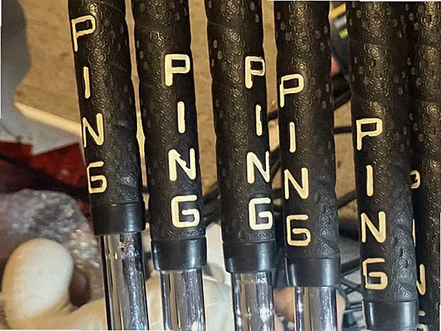 RH PING EYE Compete Set: IRONS 2-PW Wood 1,3,4,5, Stock Grips Steel Shaft