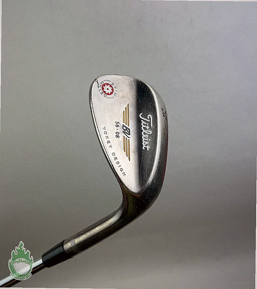 RH Titleist Vokey Design Spin Milled Wedge 56*-08 Wedge Flex Steel Golf Club