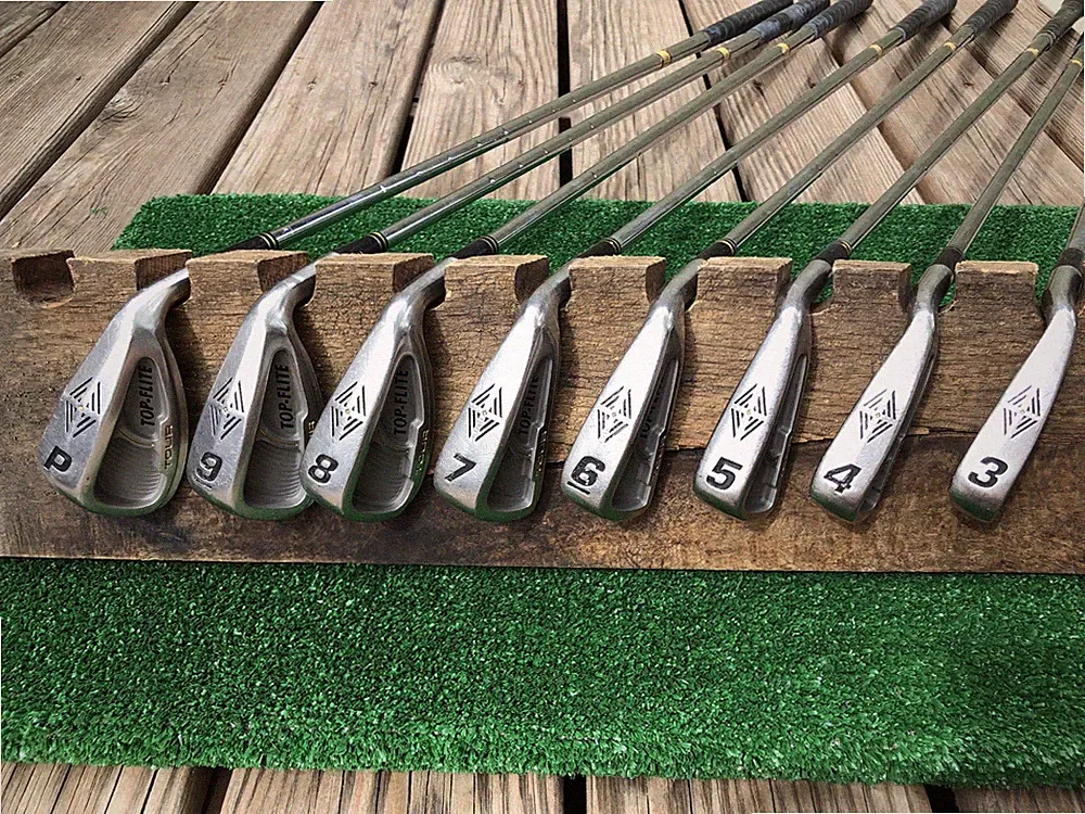 RH Top Flite Tour Complete Blade Iron Set 3-PW Stiff True Temper TT Steel 🔥⛳️