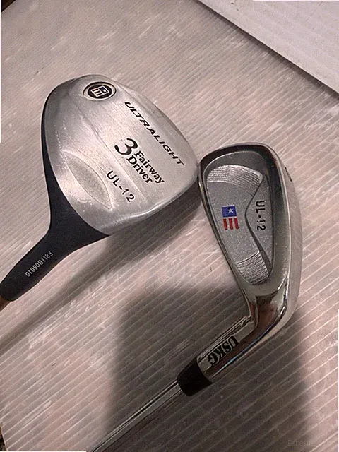 RH US Kids KidPower 63-43 UL-12 Driver, 42 In. 3 Wood And 37 In. 6 Iron RH Mint!