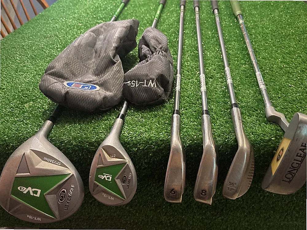 RH USKG UL57 DV3 US Kids Set 6 Clubs W/Bag WT-15 ⛳️ For Child 54-60” Tall