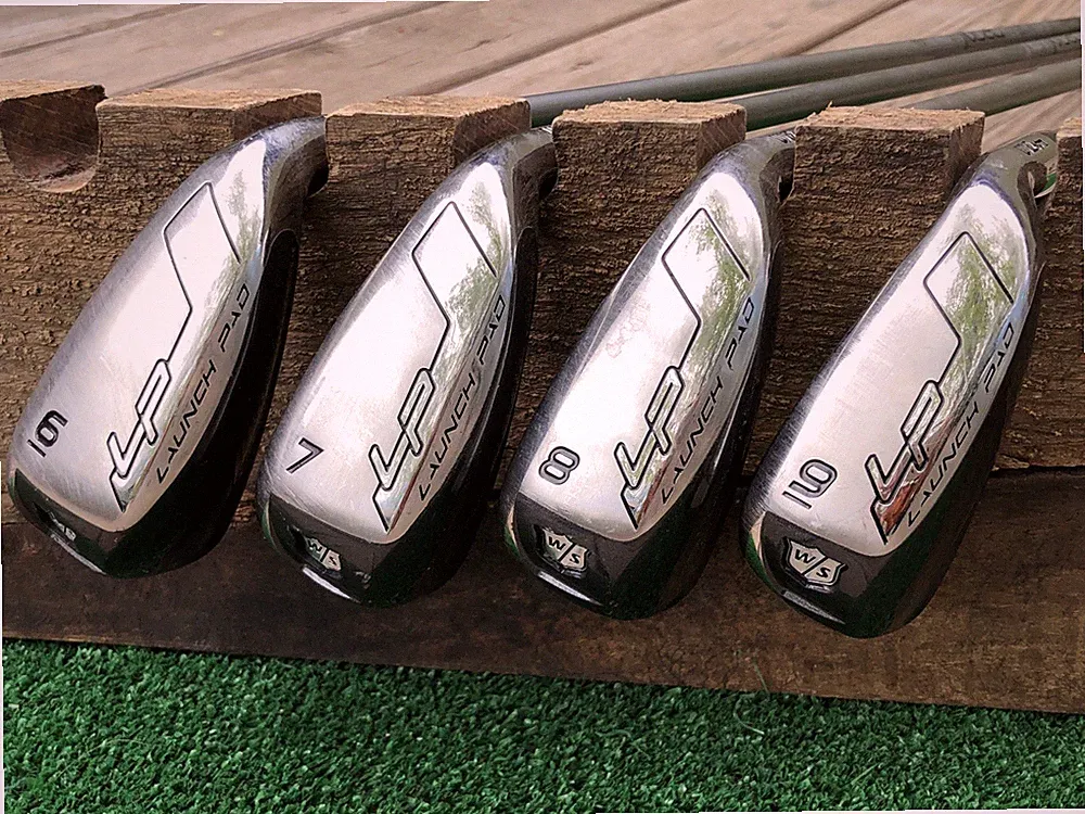 RH Wilson Staff Launch Pad LP Irons Set 6-9 Regular ReCoil Graphite Golf Clubs