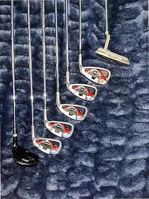 RH Wilson XLS Profile 431ss Iron Set 5-9 with hybrid and Wilson putter