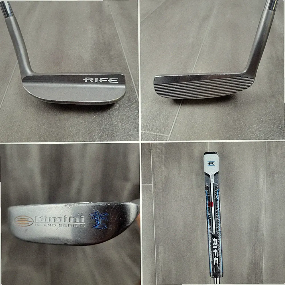 RIFE BIMINI ISLAND SERIES Putter Golf Club RH 35" New 4.0 Fat Grip