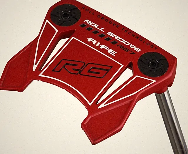Rife Golf RED Roll Groove RG Technology Series Red RG7 Full Exotic Mallet Putter