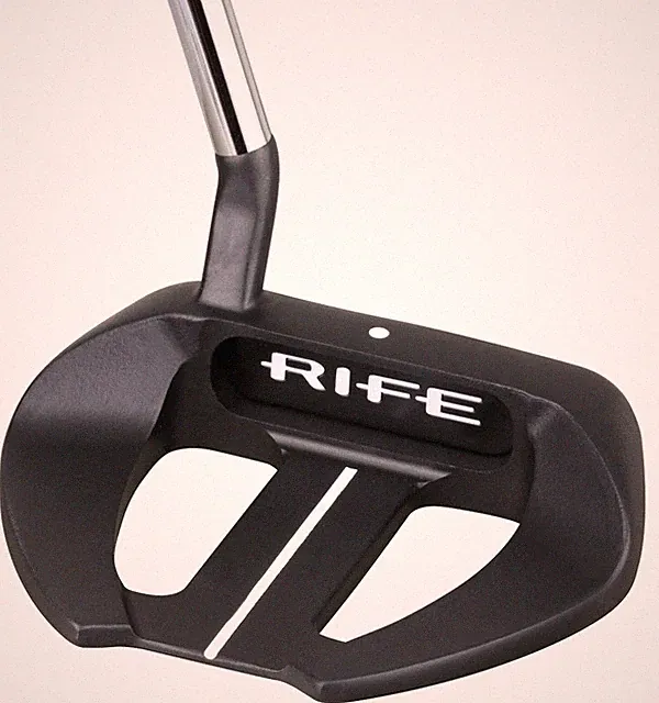 Rife Golf Roll Groove Technology (RH) RG5 Full Mallet Dual Winged Putter (35")