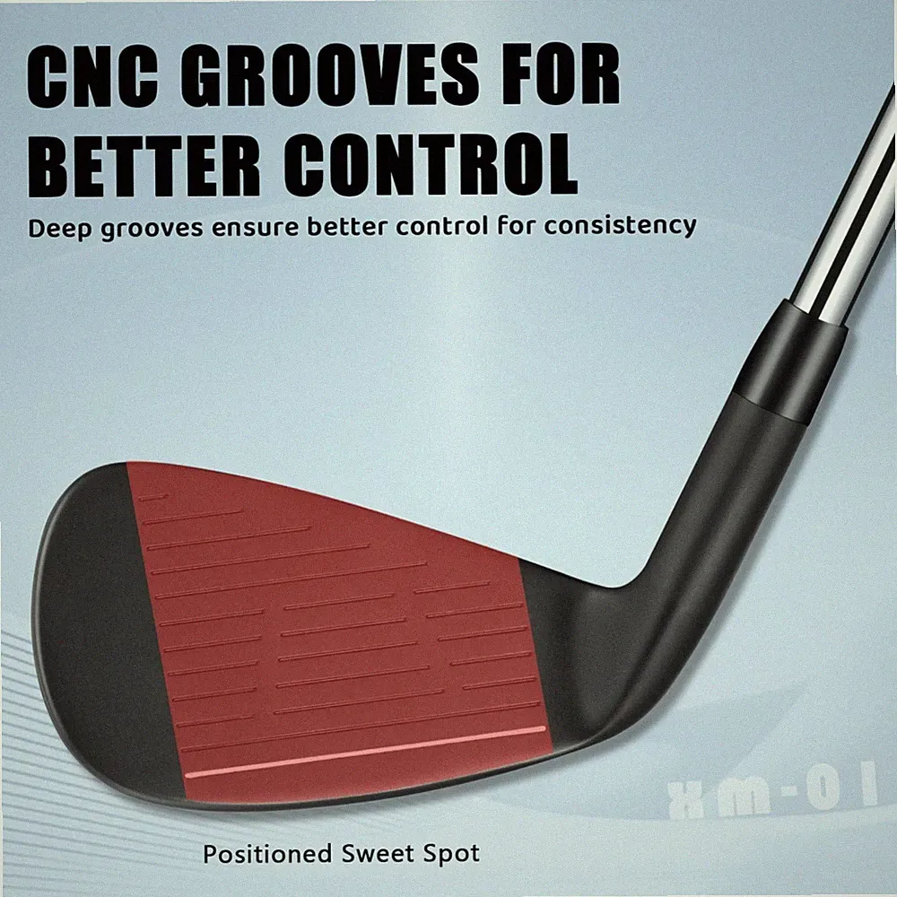 Right Hand Golf Club Iron Set - Stiff Flex~/
