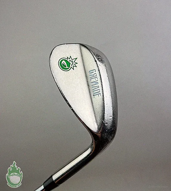 Right Handed BombTech Golf 60° Lob Wedge Grenade Steel Wedge Flex Golf Club