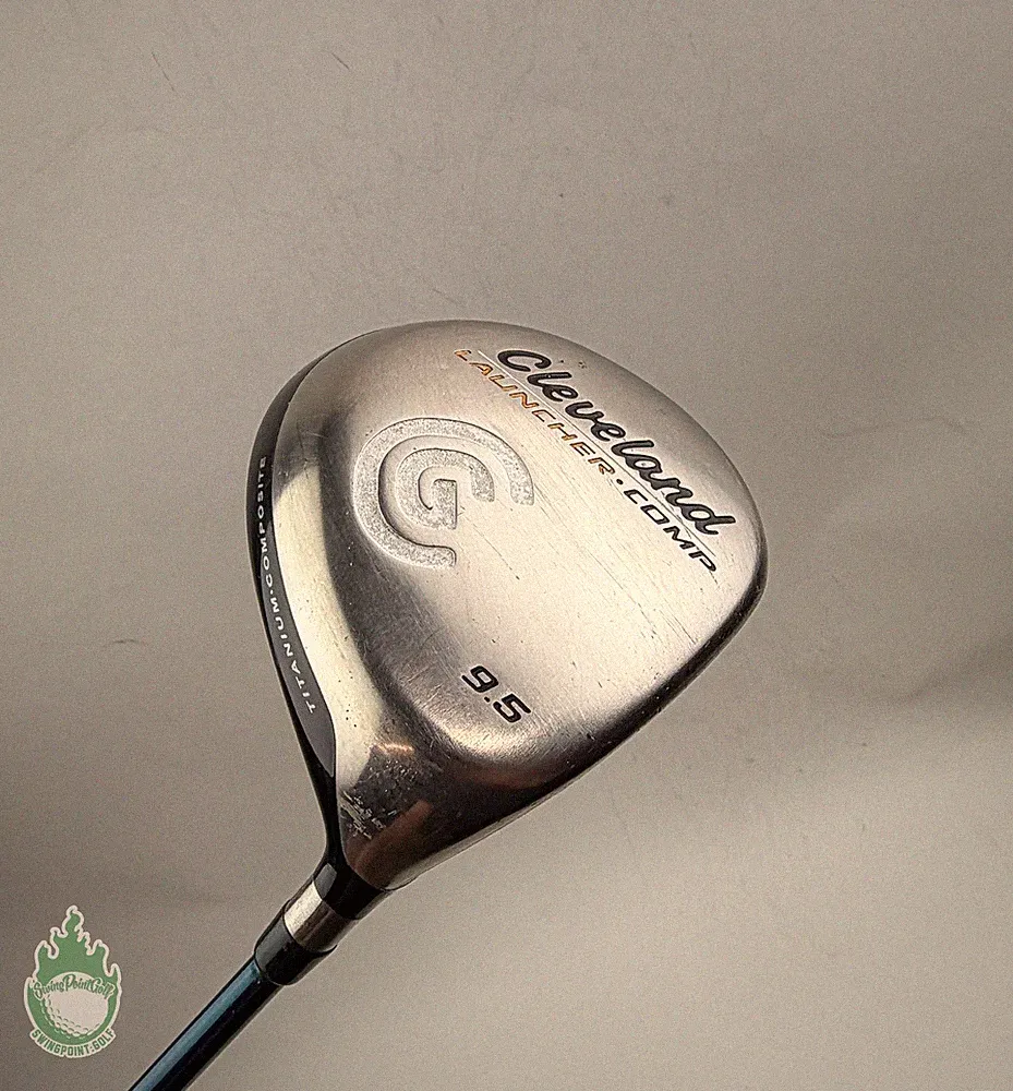 Right Handed Cleveland Launcher Comp Driver 9.5* Stiff Flex Graphite Golf Club