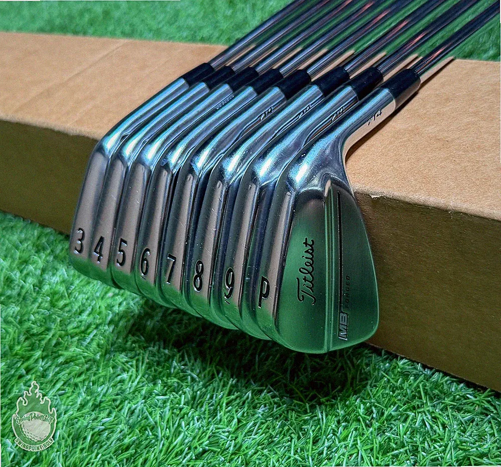 Right Handed Titleist MB 714 Forged Irons 3-PW S300 Stiff Flex Steel Golf Set