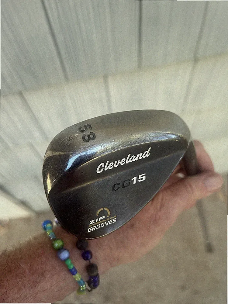 Righty CLEVELAND CG15 BLACK PEARL WEDGE 58/8 WEDGEFLEX CG TRACTION 35" GOOD