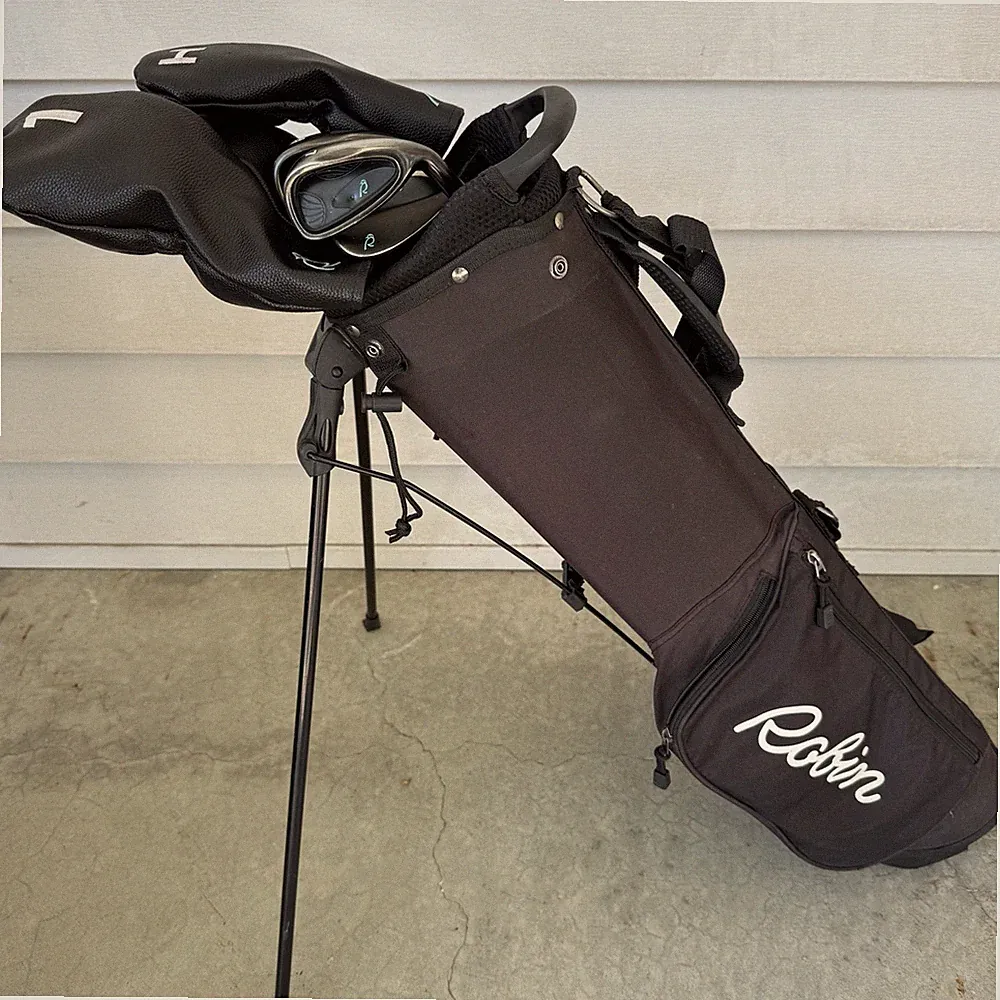 Robin Golf Set Junior Kids 9-12 Years Old Driver Wood Hybird Irons 6 Clubs Bag