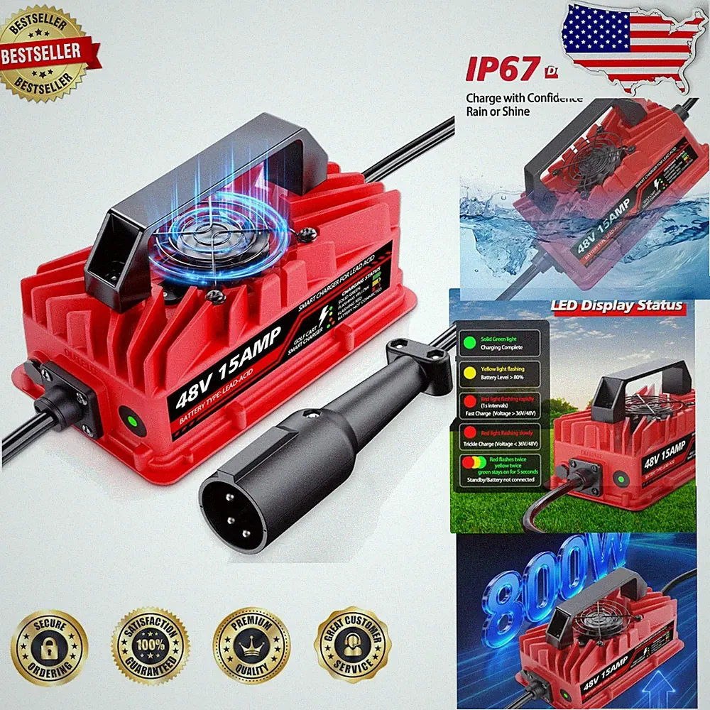 48V 15A Golf Cart Charger
