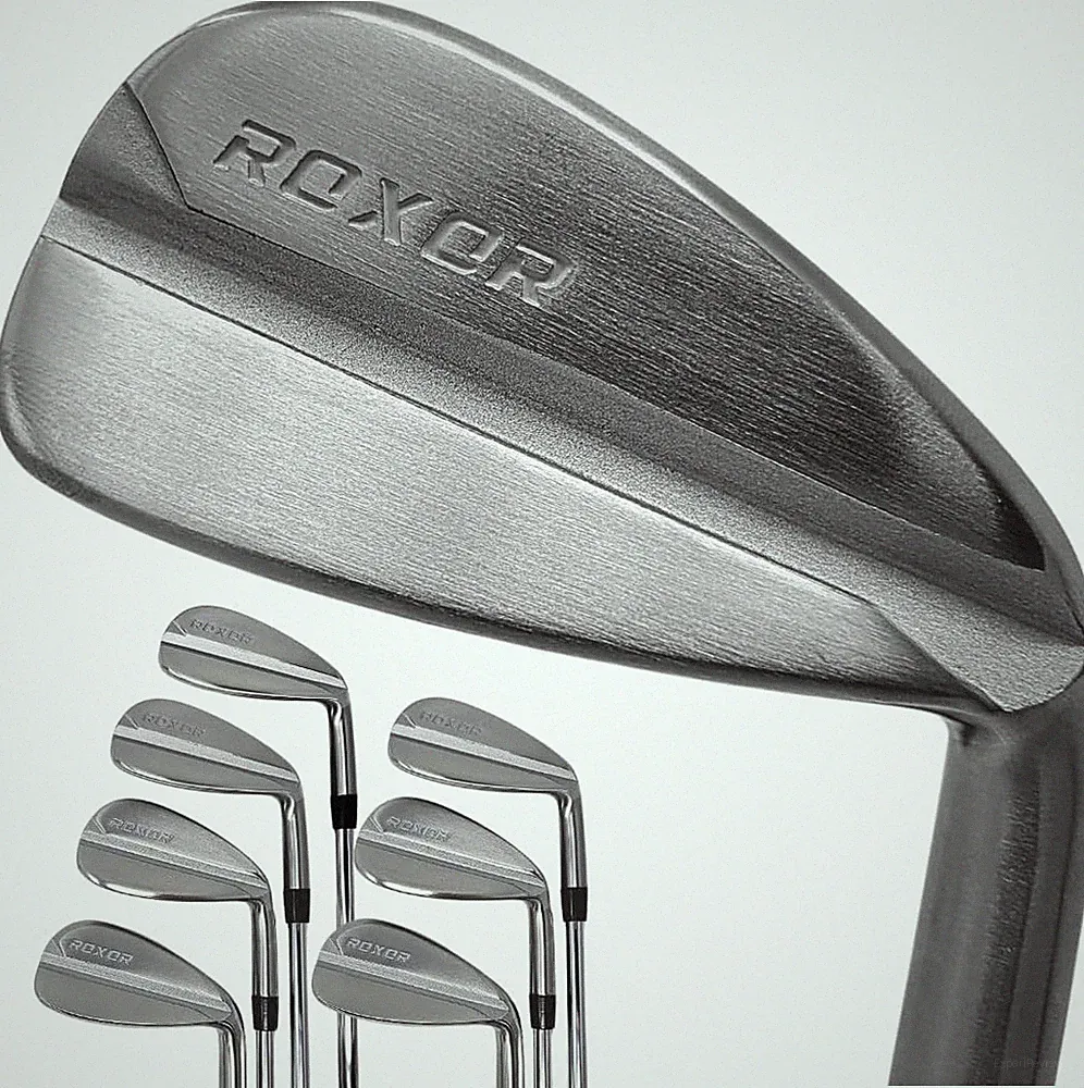 RXR - Golf Full Iron Sets for Men - Stiff Flex - 4,5,6,7,8,9 Pitching Wedge
