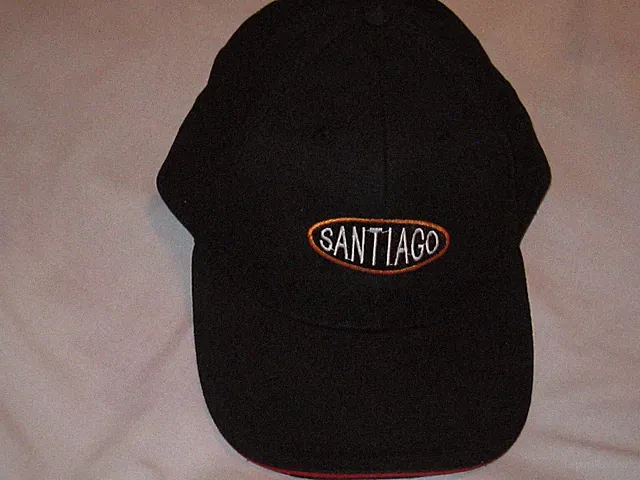 Santiago Chile Golf Hat Black