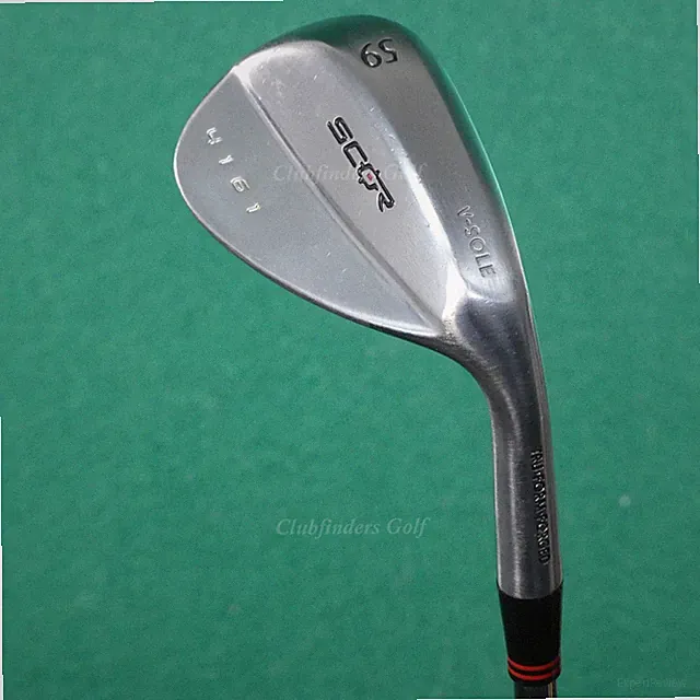 SCOR V-Sole 4161 Form Forged 59° LW Lob Wedge KBS Tour Genius 12 Steel Firm