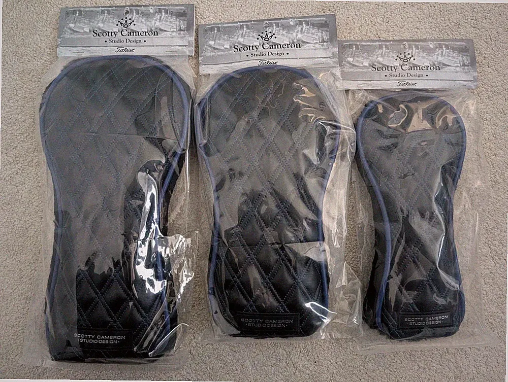 SCOTTY CAMERON 2024 Club Member 3 Headcover Set (Driver, Fairway, Hybrid)