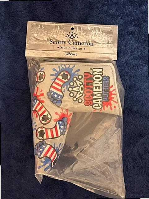 Scotty Cameron 2024 US Open Tarheel Paint Headcover Limited Rare Putter HC