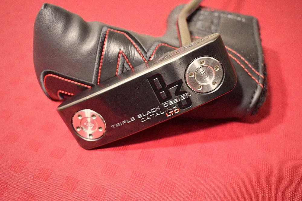 Scotty Cameron B3 Triple Black LTD CATALINA 34" Putter with Headcover, Used
