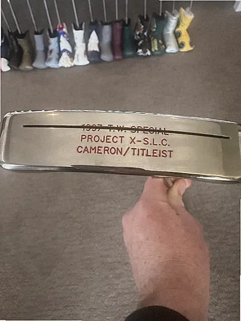 Scotty Cameron Beach 1997 T.W. Special Project X-SLC putter w/circle t grip COA