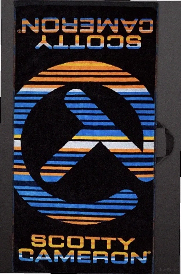 Scotty Cameron Circle T Serape Black/Blue Golf Towel - 2025 Cinco De Mayo - New!