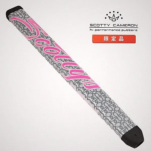 SCOTTY CAMERON CUSTOM SHOP PADDLE MEDIUM 11 PUTTER GRIP GRAY PINK MIDSIZE NEW