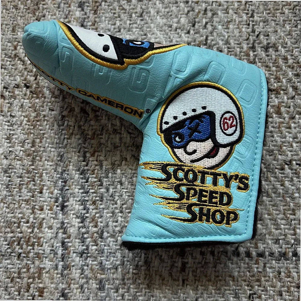 Scotty Cameron Custom Shop Robin Egg Blue Johnny Racer Blade Putter Cover New