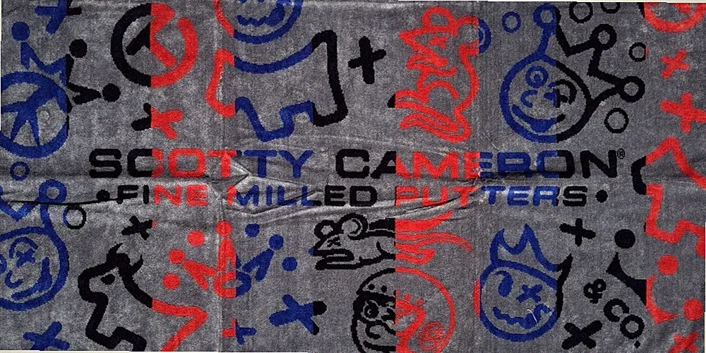 SCOTTY CAMERON GALLERY EXCLUSIVE CROWN CREW TOWEL - GRAY (NEW)