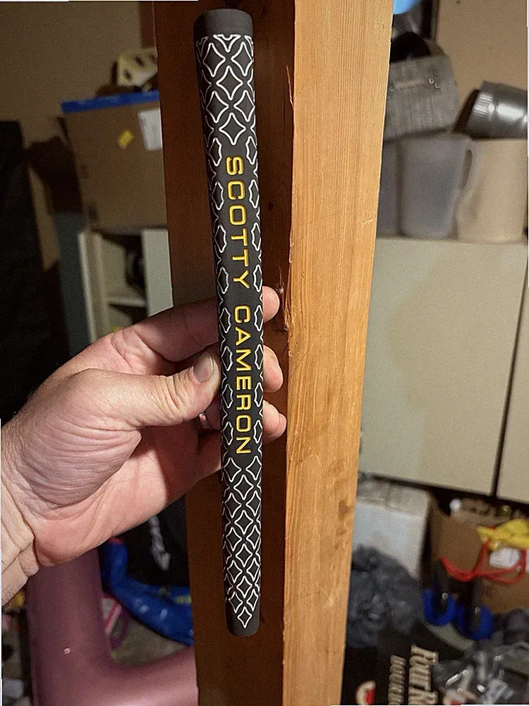 Scotty Cameron Golf Club Grip Rubber Black White Yellow Unisex Adults
