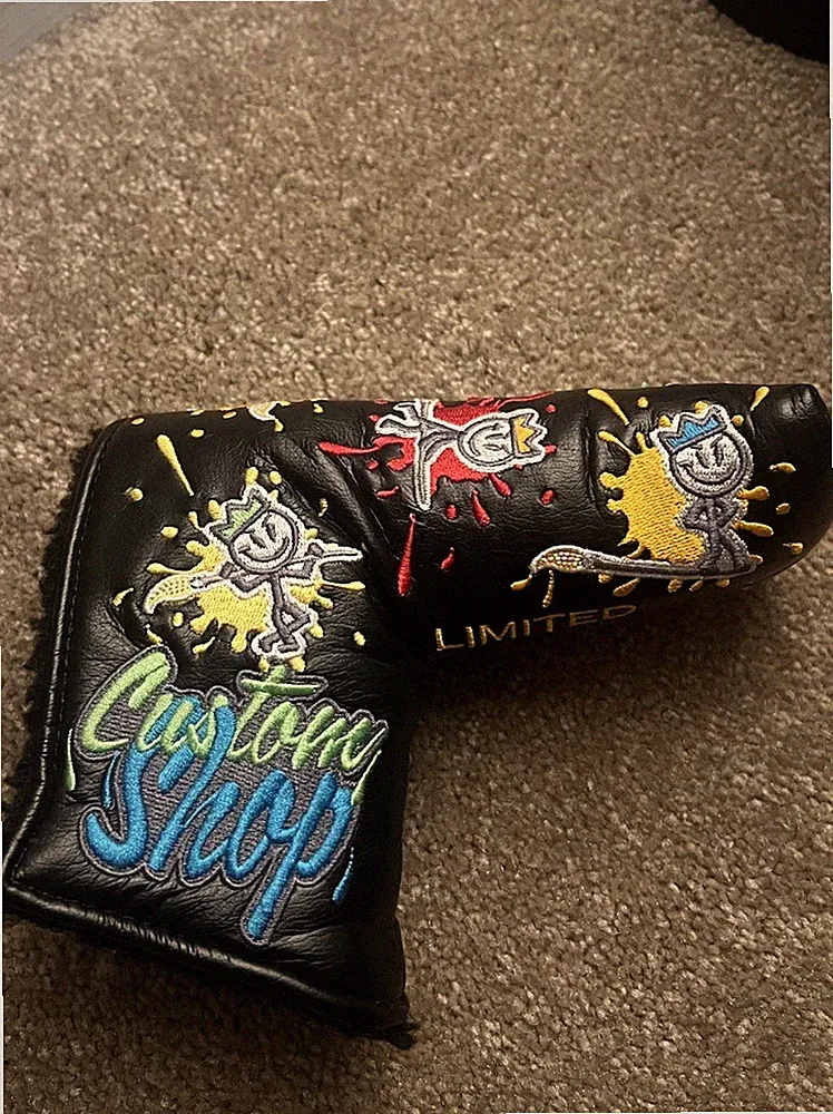 Scotty Cameron King Grinder Paint Splash Blade Headcover