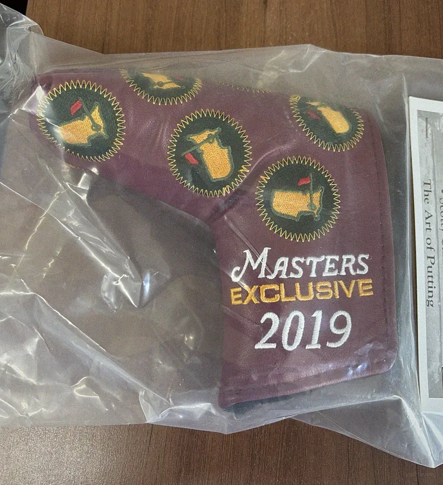 Scotty Cameron Putter Head Covers MASTERS 2019 Wine Red Leather.