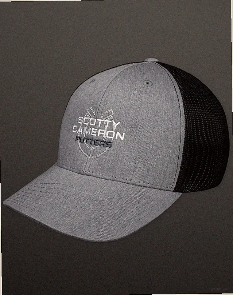 Scotty Cameron Putters Gray/Black Mesh Back Snapback Adjustable Golf Hat