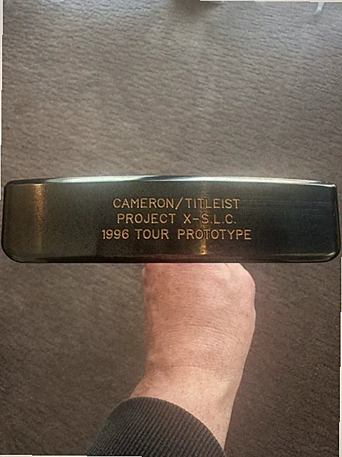 Scotty Cameron Scottydale Project X-SLC Tour Putter Black Oxide w/ "T" stamp COA