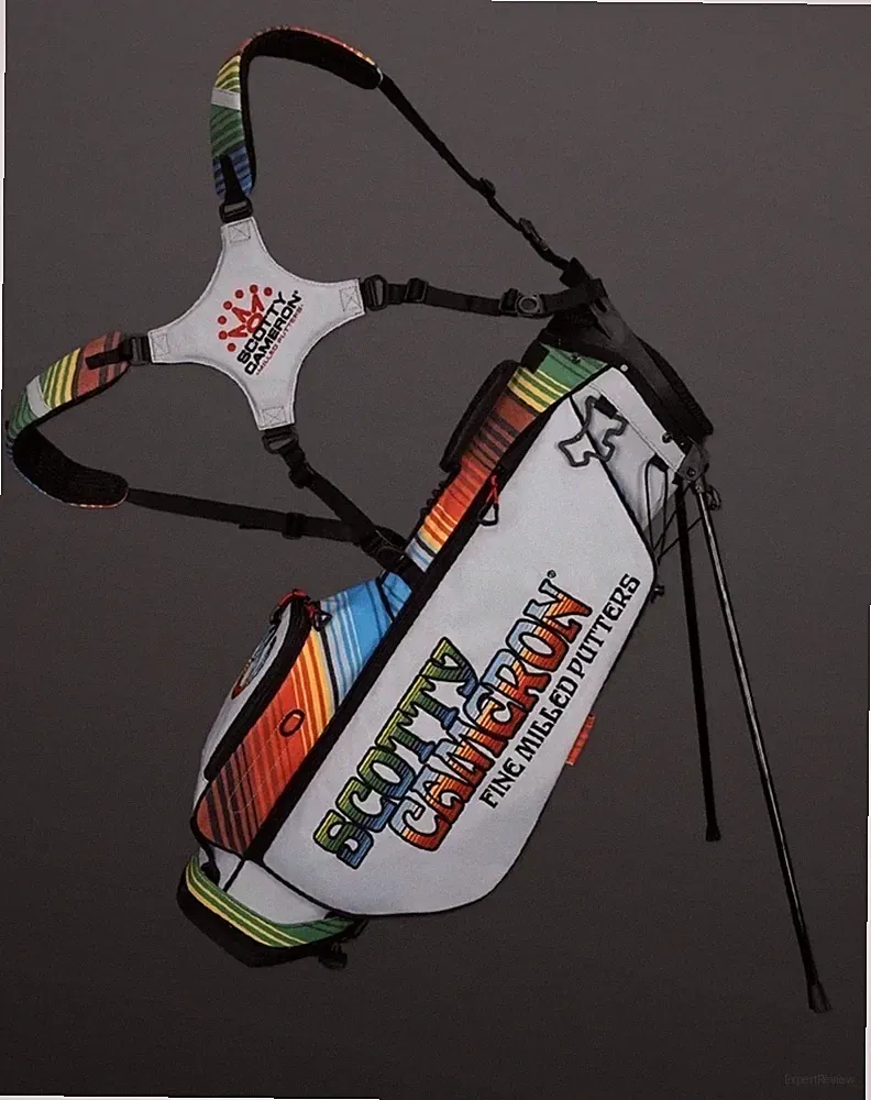 Scotty Cameron Serape Wanderer Carry Bag Cinco de Mayo-themed color scheme