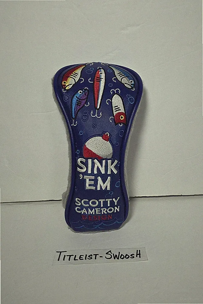 Scotty Cameron Titleist Gallery Exclusive Sink Em Fish Utility Hybrid Headcover