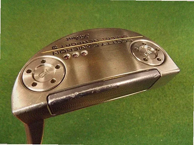 Scotty SELECT 2018 Newport 3 Putter 34.5" Shaft Cut + Cover Used