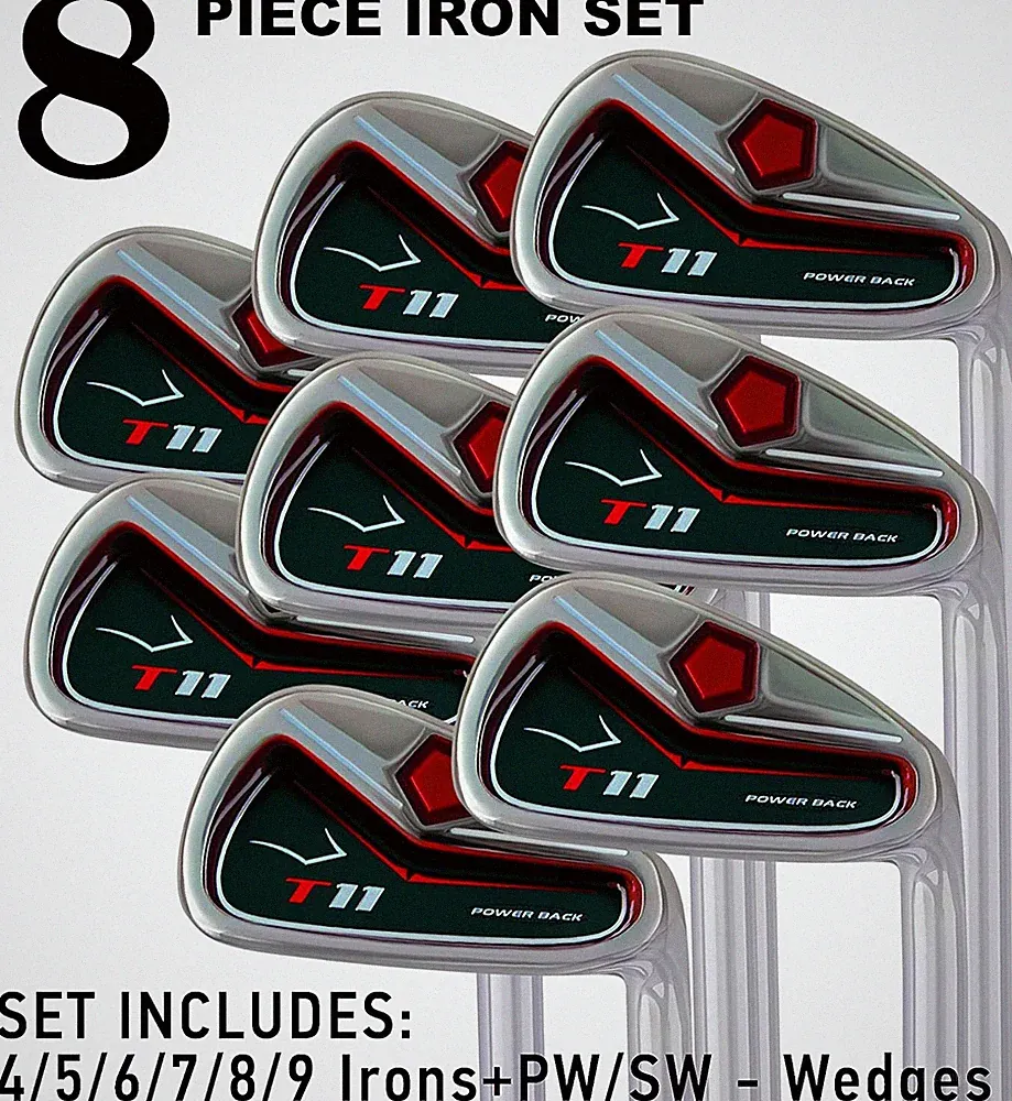 Senior Graphite Golf Clubs New Custom Made Os Iron Set 4-pw + Free Sw