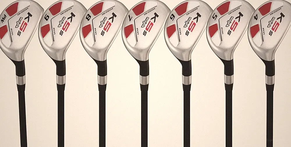 golf clubs matte black
