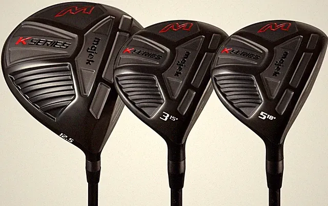 Senior Men's +1" Majek K-Series 460cc 12.5° Driver and 3 5 Wood, Senior "A" Flex