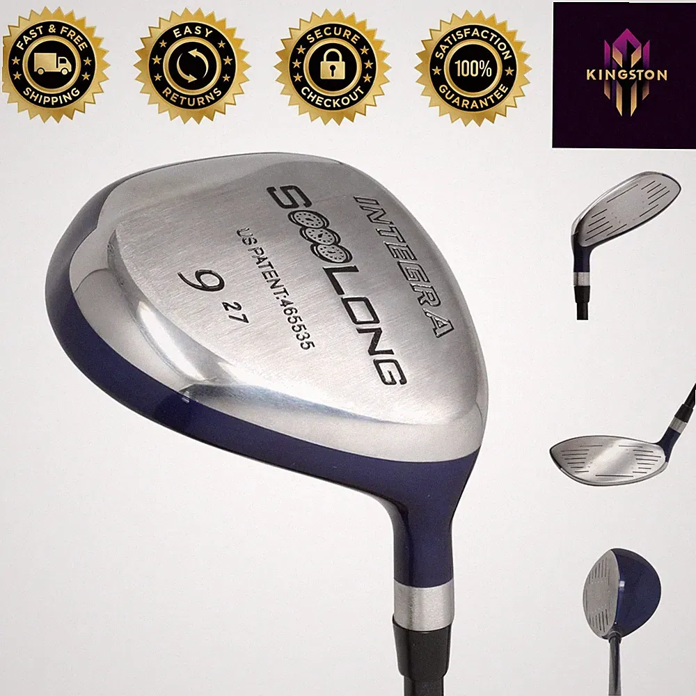 Senior Men's 9 Wood Golf Club - Right Handed, Forgiving Design with Velvet Grip