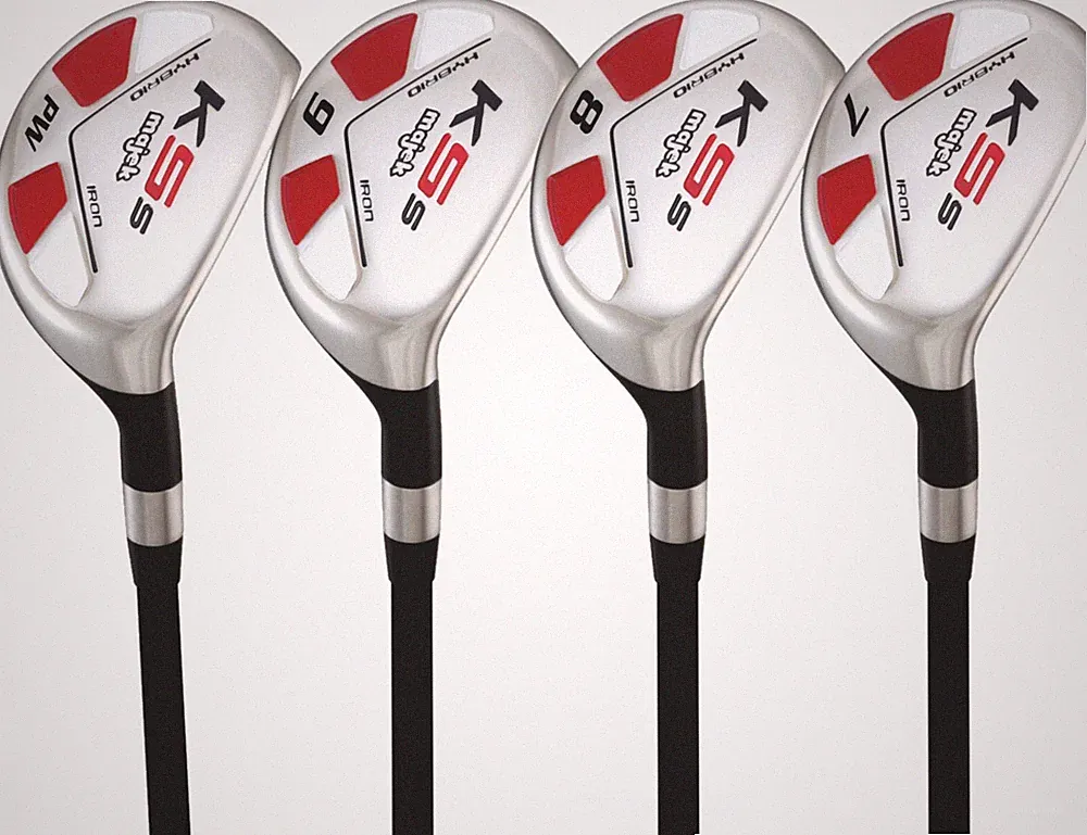 Senior Men's Majek Golf All Hybrid Partial Set (7-PW) Senior Flex Utility Clubs