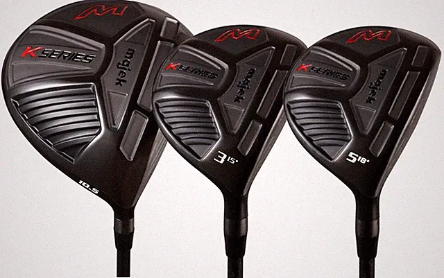 Senior Men's Majek K-Series 460cc 10.5° Driver and 3 5 Wood Set, Senior "A" Flex