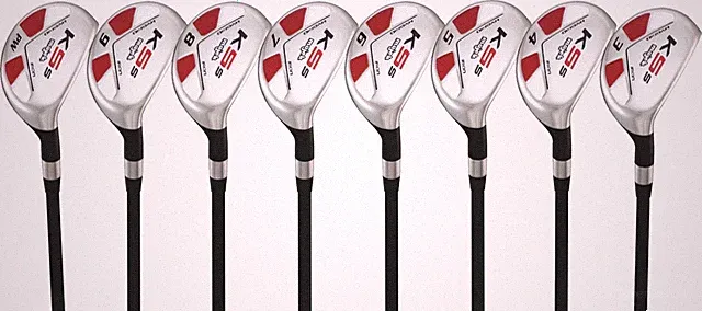 Senior One Length Mens Majek Golf Clubs Hybrid Set 3-PW Tacki Mac Unified Grips