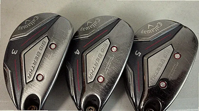 Set Callaway Big Bertha 2019 Hybrids 3 4 & 5 UST Recoil ZT9 F3 Regular (5319)