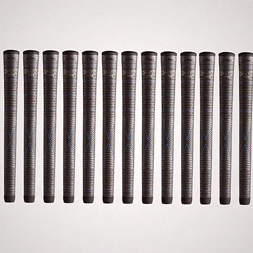 Set of 13 Winn Dri-Tac Lite Midsize Tacky Wrap Golf Grip, Dark Gray - 6DTL-DG