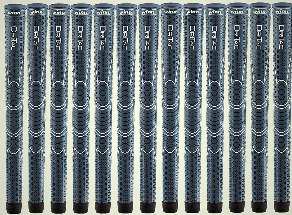 Set of 13 - Winn Dri-Tac Midsize Navy Mens Golf Grip +1/16" 6DTNB