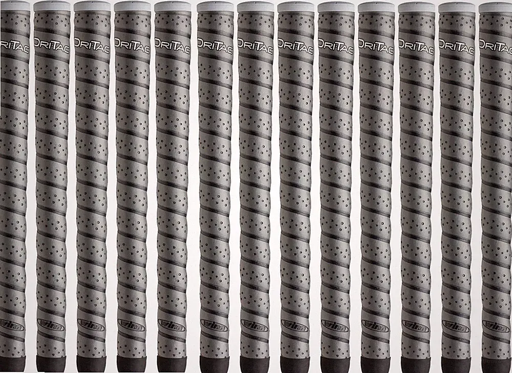 Set of 13 - WINN DRI-TAC WRAP OVERSIZE GOLF GRIPS. 7DTWR-DG. DARK GRAY DRITAC