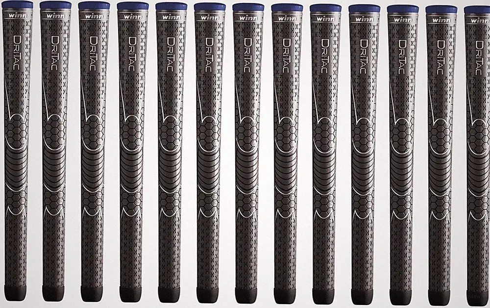 Set of 13 - Winn Golf - Dri-Tac Midsize Grip Dark Gray 6DT-DG